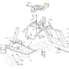 SEAT PLATE CTF NJ (ISO) ORIGINAL STIGA - 325547033/2 | NewgardenParts.com