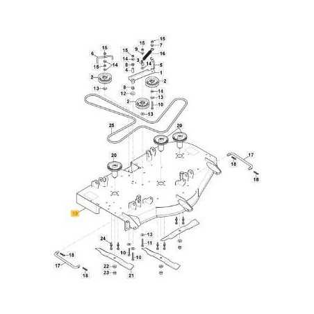 ORIGINAL STIGA CUTTING DECK - 118830345/0 | NewgardenParts.com