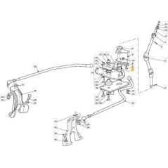 STEERING PINION TC HE 10/11 ORIGINAL STIGA - 125570006/1