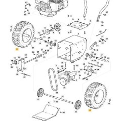 TIRE - 16*6.5-8 ORIGINAL STIGA - 118820674/0 | NewgardenParts.com
