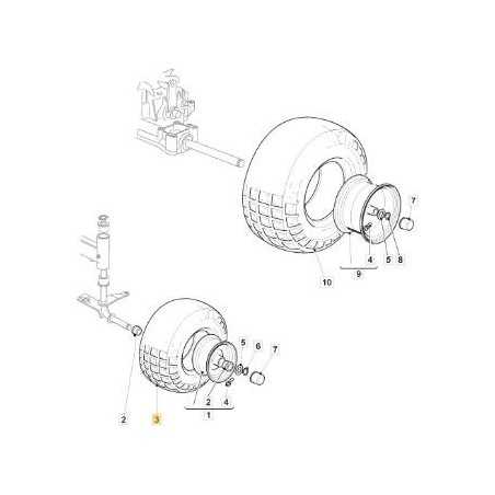 TIRE 15X6.00-6 PR2 TL S373A DELI ORIGINAL STIGA - 125590032/0 | NewgardenParts.com