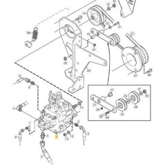 POMPE À HUILE GÉNÉRALE KPS-23 ALPH ORIGINAL STIGA - 1137-1128-01 | NewgardenParts.com