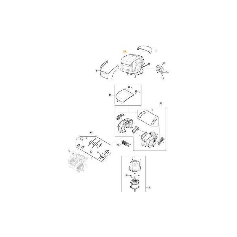 CABEZAL 48V SERIE PL 500 DOBLE EMPUJE ORIGINAL STIGA - 381270020/2