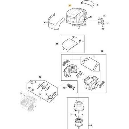 CABEZAL 48V SERIE PL 500 DOBLE EMPUJE ORIGINAL STIGA - 381270020/2 | NewgardenParts.com