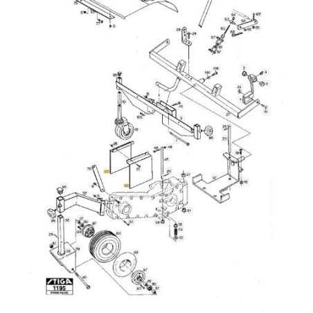 BOUCLIER DE PROTECTION ORIGINAL STIGA - 1134-2628-01 | NewgardenParts.com