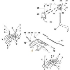 PROTECCIÓN INTERNA ORIGINAL STIGA - 118802867/1 | NewgardenParts.com