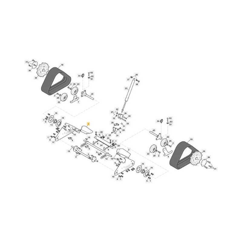 UPPER RIGHT TRACK PROTECTION SNTH 760 CTF ORIGINAL STIGA - 383600063/0