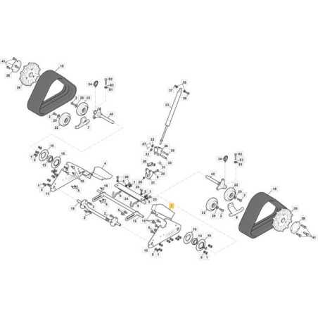 UPPER LEFT TRACK PROTECTION SNTH 760 CTF ORIGINAL STIGA - 383600065/0 | NewgardenParts.com