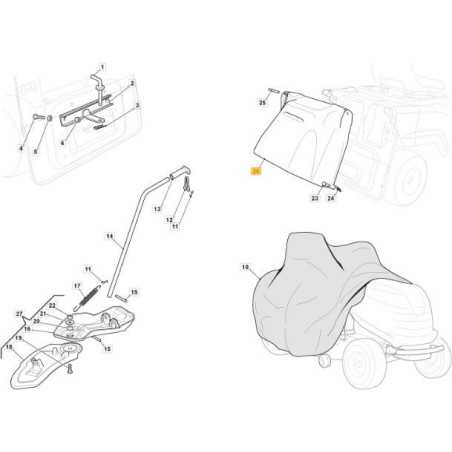 AUSGANGSSCHUTZ SCHWARZ FARBE NR66 ORIGINAL STIGA - 327600181/0 | NewgardenParts.com