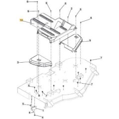PROTECCIÓN CORREA PLANA ORIGINAL STIGA - 118830952/0 | NewgardenParts.com