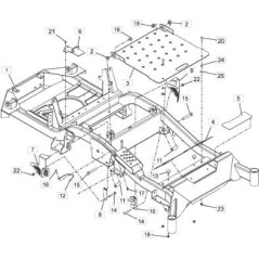 GUARD, TRANSAXLE FAN RIGHT ORIGINAL STIGA - 118830890/0 | NewgardenParts.com