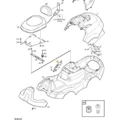 COPERCHIO PTO (NERO) ORIGINALE STIGA - 1134-6581-04 | NewgardenParts.com