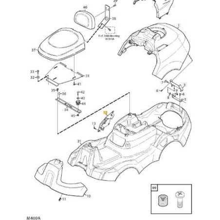 TAPA TDF (NEGRO) ORIGINAL STIGA - 1134-6581-04 | NewgardenParts.com