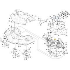 POULIE (DOUBLE) ORIGINALE STIGA - 1134-6979-01 | NewgardenParts.com