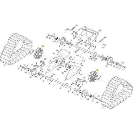 ORIGINAL STIGA TRACK PULLEY - 118820354/0 | NewgardenParts.com