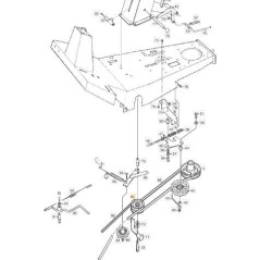 DOPPELTE ÜBERTRAGUNGSRIEMENSCHEIBE ORIGINAL STIGA - 1134-1486-01 | NewgardenParts.com