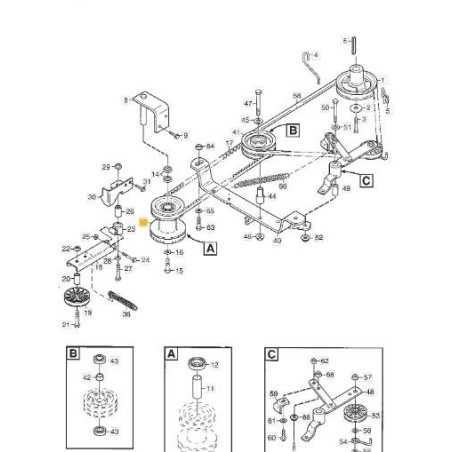 DOPPELTE RIEMENSCHEIBE VILLA ORIGINAL STIGA - 1134-4643-01 | NewgardenParts.com