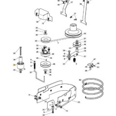 PULEGGIA GALOP.ANTERIORE TC/MP ZNB ORIGINALE STIGA - 125601600/0
