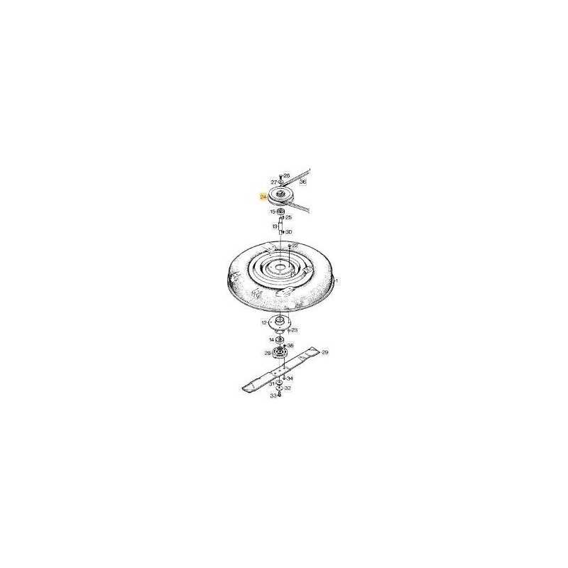 GARTENMESSERRIEMENSCHEIBE C. ORIGINAL STIGA - 1134-3183-01