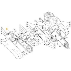 POLEA DOBLE MOTOR STIGA ORIGINAL - 118550544/0 | NewgardenParts.com