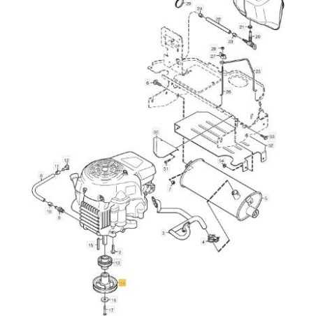 ORIGINAL STIGA MOTORRIEMENSCHEIBE – 1134-4999-01 | NewgardenParts.com