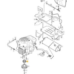 POLEA MOTOR STIGA ORIGINAL - 1134-5000-01 | NewgardenParts.com
