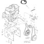 ORIGINAL STIGA ENGINE PULLEY - 1812-1719-01