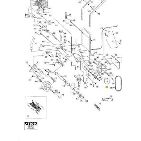 ORIGINAL STIGA PULLEY - 1319-1640-01 | NewgardenParts.com