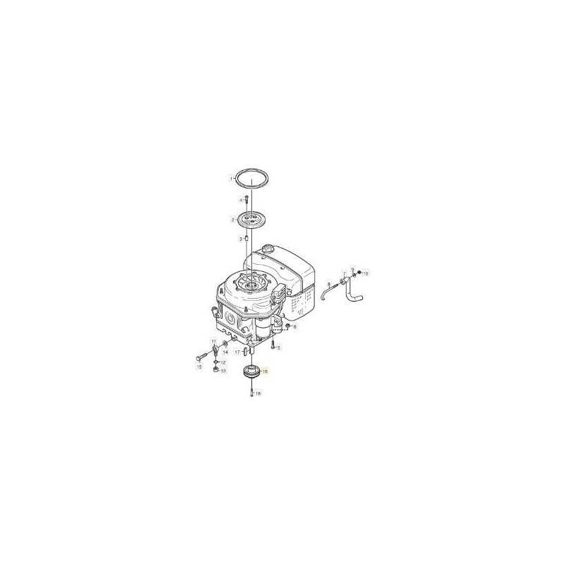 POULIE DIESEL ORIGINALE STIGA PRO - 1134-3664-02