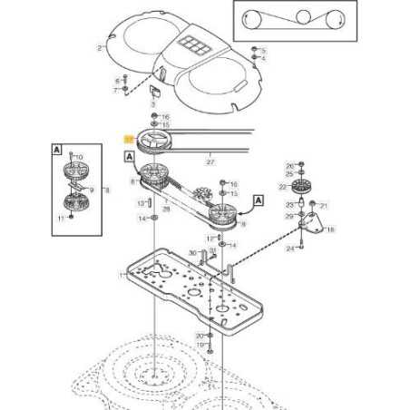 VILLA-RIEMENSCHEIBE 107M,D.163,5MM. ORIGINAL STIGA – 1134-4732-01 | NewgardenParts.com