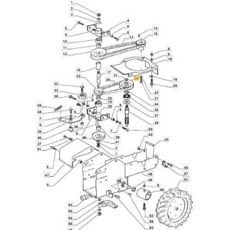 ORIGINAL STIGA PULLEY - 1483-2354-01 | NewgardenParts.com