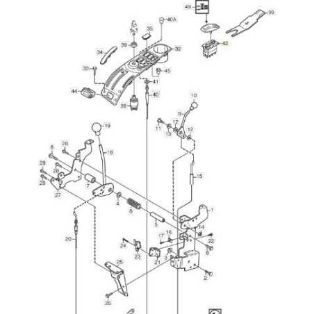 BOUTON DOUBLE LUMINEUX (BLANC) ORIGINAL STIGA - 9400-0282-01 | NewgardenParts.com