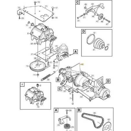 ASSE POSTERIORE KIT ORIGINALE STIGA - 1134-7760-01 | NewgardenParts.com