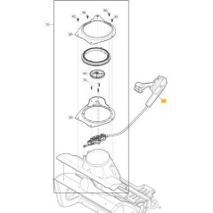 REMOTE CONTROL, ROTARY SLIDE. ORIGINAL STIGA - 1812-2604-01 | NewgardenParts.com