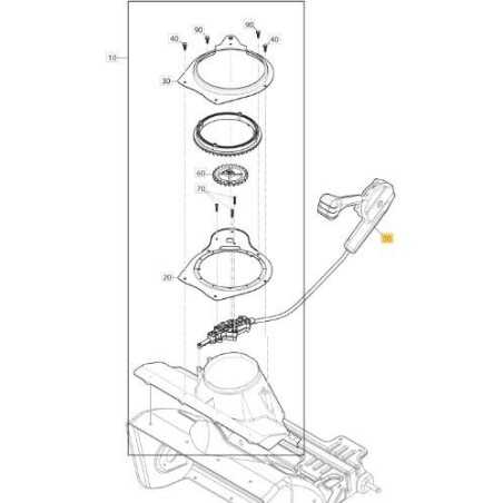 REMOTE CONTROL, ROTARY SLIDE. ORIGINAL STIGA - 1812-2604-01 | NewgardenParts.com
