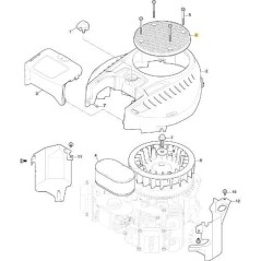 ORIGINAL STIGA SCHWUNGRADLÜFTERSCHUTZNETZ – 118551571/0 | NewgardenParts.com