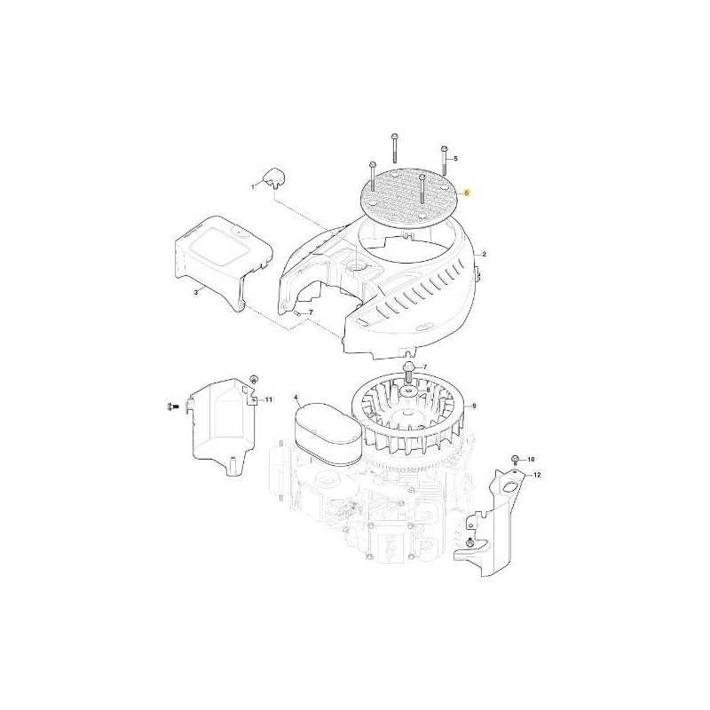 ORIGINAL STIGA FLYWHEEL FAN PROTECTION NET - 118551571/0
