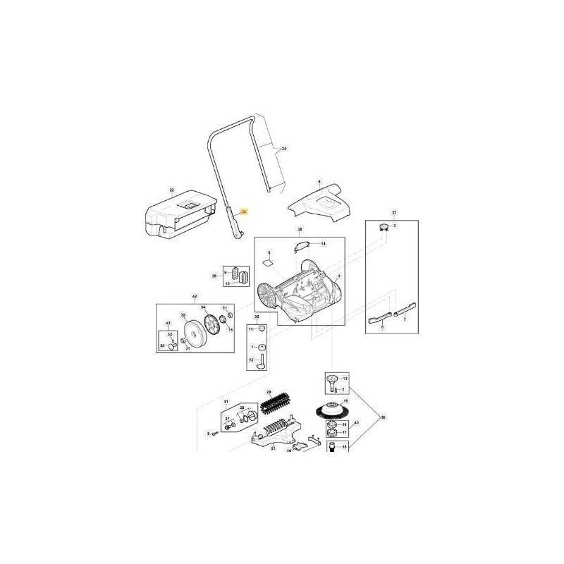 Cepillo giratorio ORIGINAL STIGA - 1500-9016-01