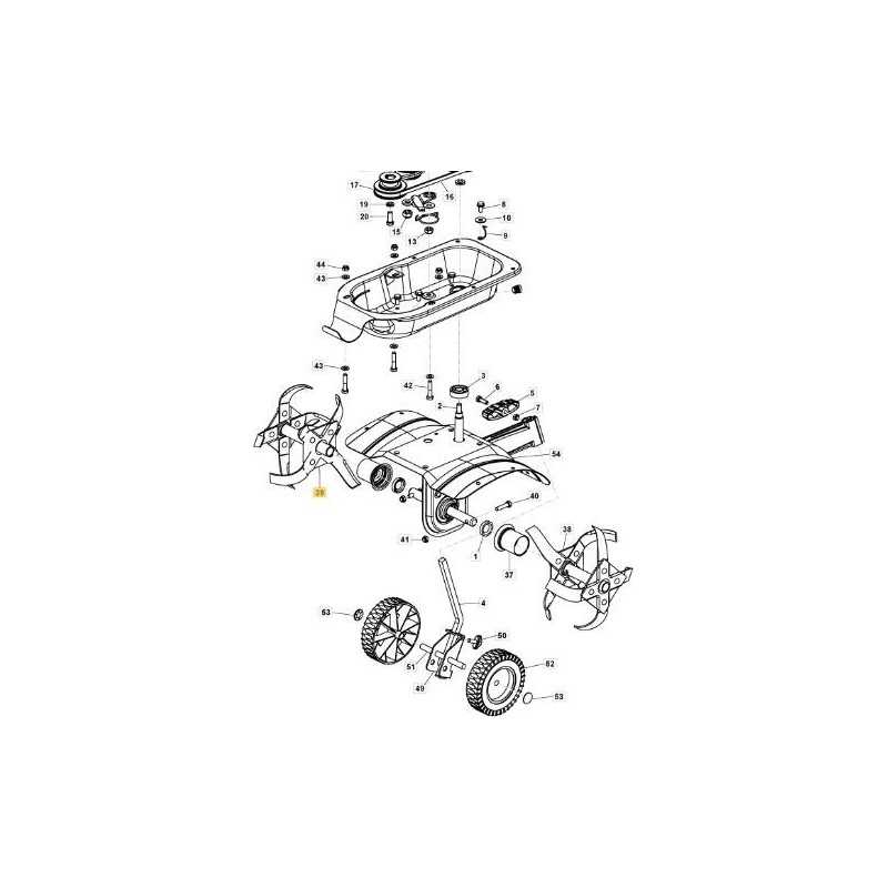 CONJUNTO DE ROTOR DERECHO ORIGINAL STIGA - 1483-2055-01