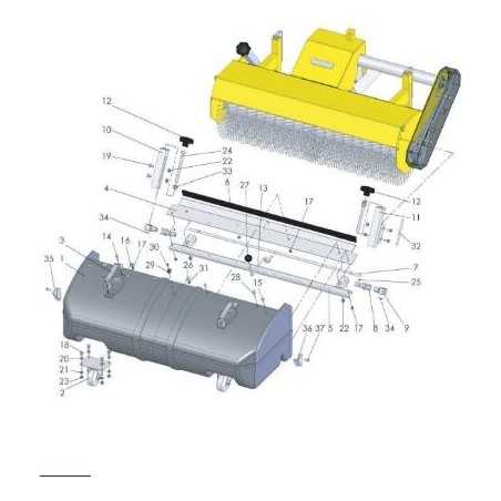 BANDE DE CAOUTCHOUC ORIGINALE STIGA - 1319-3536-01 | NewgardenParts.com