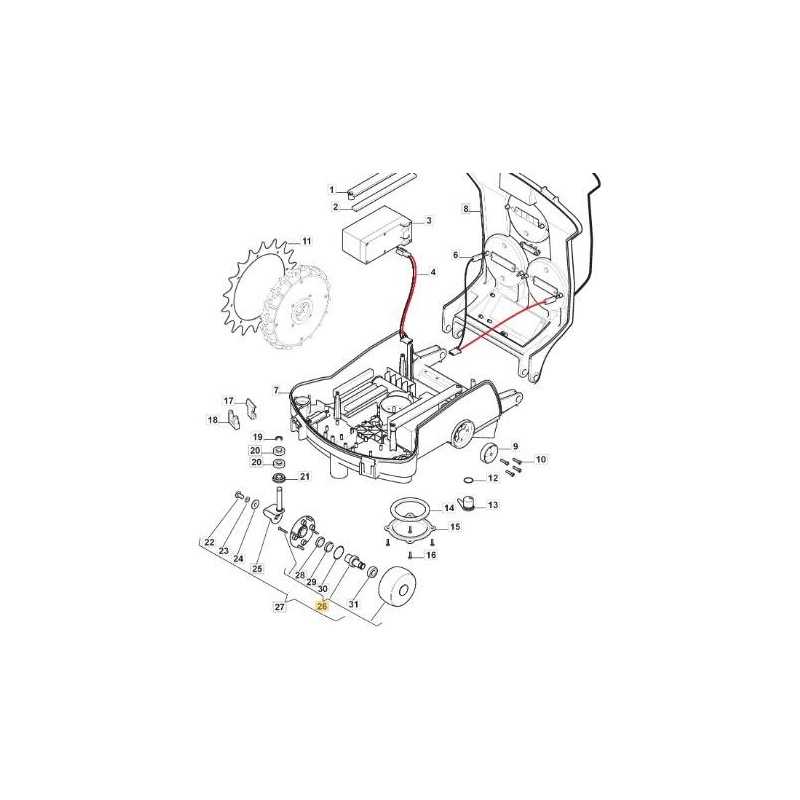 ORIGINAL STIGA MAGNETIC FRONT WHEEL - 112600117/0