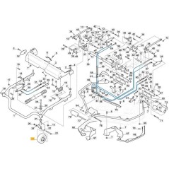 Roue avec roulements 230mm tracteur de pelouse ORIGINAL STIGA 1135-3394-01