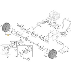 KOMPLETTES RECHTES RAD 16*4,8-8 - ST5266PB ORIGINAL STIGA - 118820582/0 | NewgardenParts.com