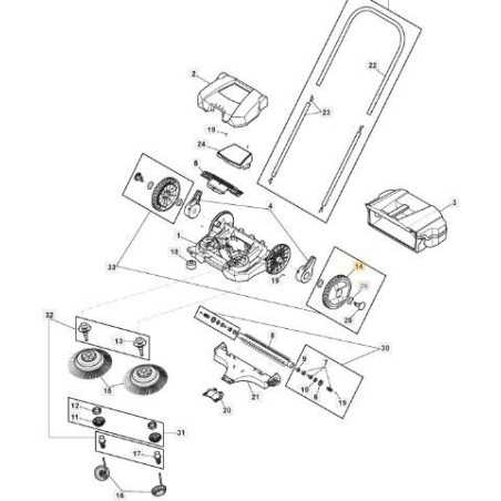ORIGINAL STIGA WHEEL - 118820856/0 | NewgardenParts.com