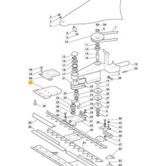 ZAPATO DE SOPORTE DE BARRA ESM NEGRO STIGA ORIGINAL - 118800622/0 | NewgardenParts.com