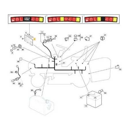 CUADRO ELÉCTRICO 8 LEDS C/FRIZ. TC (ISO) ORIGINAL ESTIGA - 125722441/0 | NewgardenParts.com