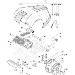 ORIGINAL STIGA HUB BOARD - 112600360/0 | NewgardenParts.com