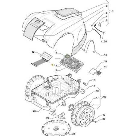 SCHEDA M.AM2000 SPAZZOLE 10A NO FW REV2 ORIGINALE STIGA - 112600249/0 | NewgardenParts.com