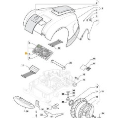 MOTHERBOARD AC 225S (L30 Brushless) ORIGINAL STIGA - 112600144/1 | NewgardenParts.com
