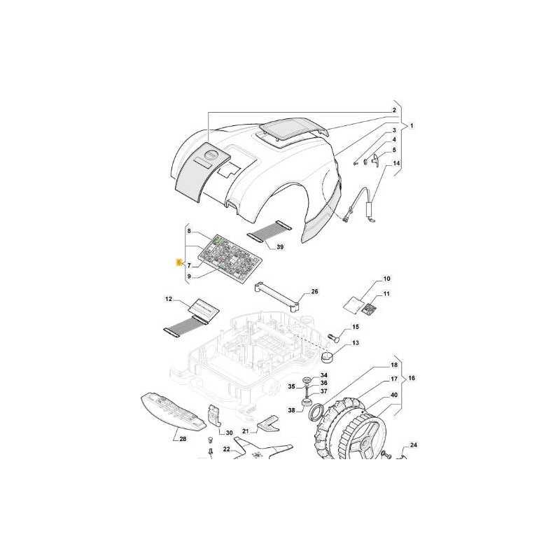 CARTE MÈRE AC 225S (L30 brushless) ORIGINAL STIGA - 112600144/1